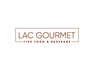 LAC GOURMET logo design by Erasedink