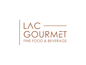 LAC GOURMET logo design by alby