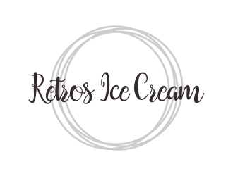 Retros Ice Cream logo design by BlessedArt