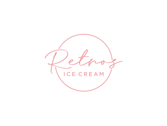Retros Ice Cream logo design by bricton
