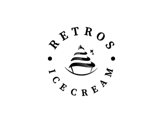 Retros Ice Cream logo design by angga