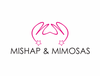 Mishap & Mimosas  logo design by ammad