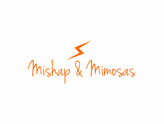 Mishap & Mimosas  logo design by ammad