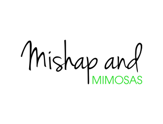 Mishap & Mimosas  logo design by BlessedArt