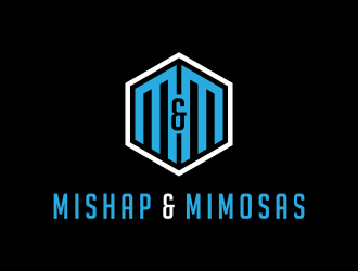 Mishap & Mimosas  logo design by BlessedArt