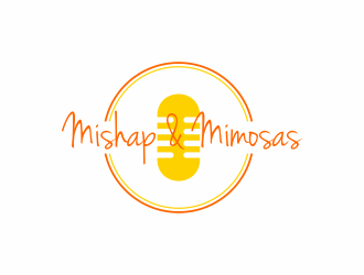Mishap & Mimosas  logo design by ammad