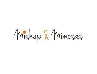 Mishap & Mimosas  logo design by rief