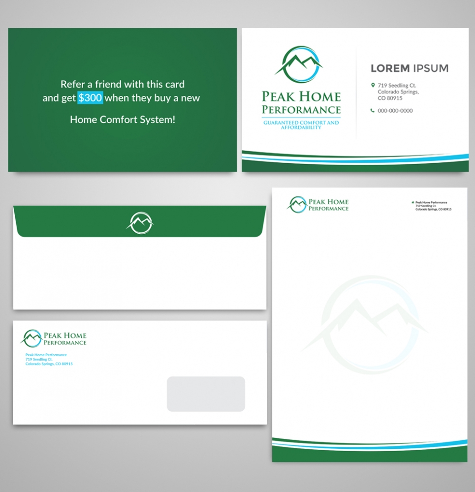 Mountain States Home Performance logo design by mattlyn