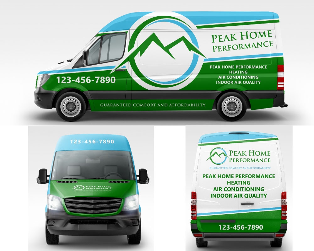 Mountain States Home Performance logo design by Boomstudioz