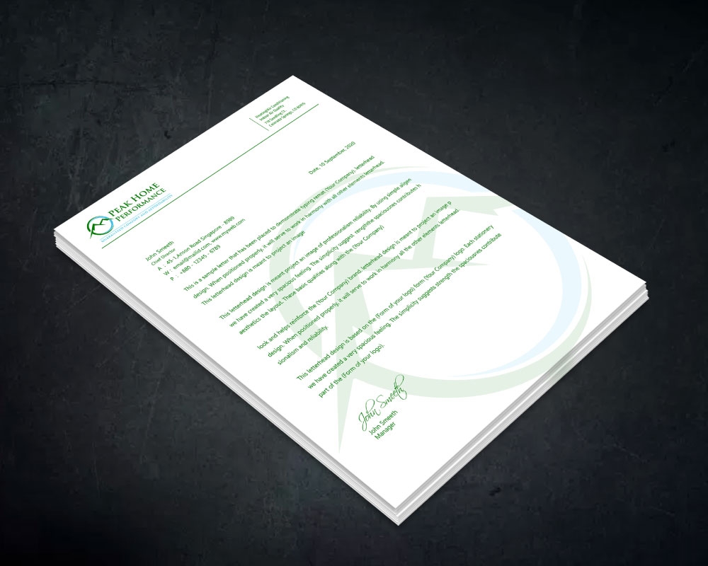 Mountain States Home Performance logo design by Boomstudioz