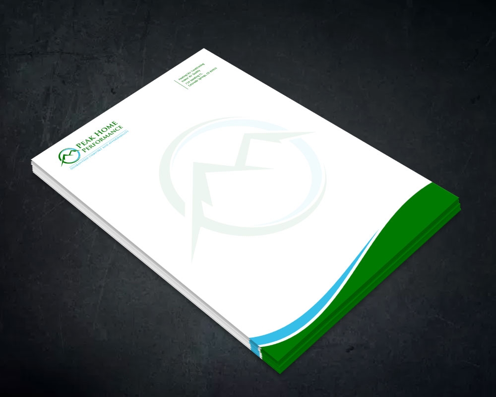 Mountain States Home Performance logo design by Boomstudioz