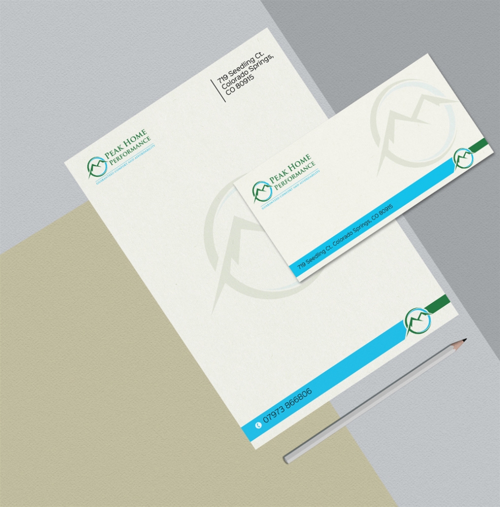 Mountain States Home Performance logo design by DreamLogoDesign