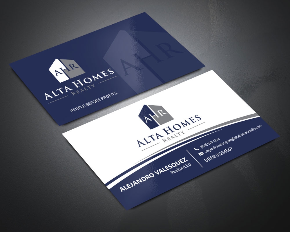 Alta Homes Realty logo design by Boomstudioz