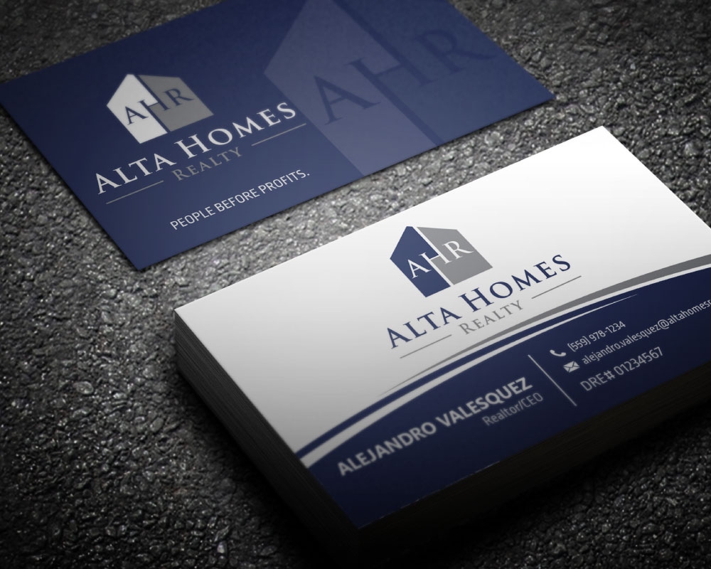 Alta Homes Realty logo design by Boomstudioz