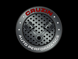 Cruzin auto performance  logo design by Kruger