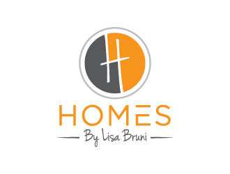 Homes By Lisa Bruni  logo design by Andri