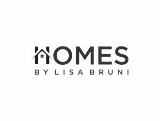 Homes By Lisa Bruni  logo design by santrie