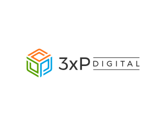 3xP Digital logo design by mashoodpp