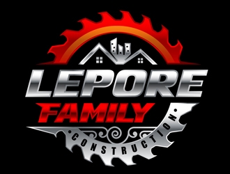 Lepore Family Construction logo design by DreamLogoDesign