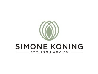 Simone Koning Styling & Advies logo design by EkoBooM