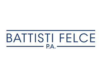 Battisti Felce, P.A. logo design by kunejo