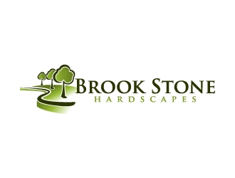 Brook Stone Hardscapes logo design by jaize
