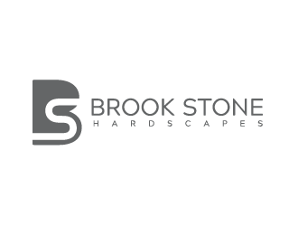 Brook Stone Hardscapes logo design by JoeShepherd