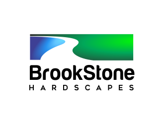 Brook Stone Hardscapes logo design by AisRafa