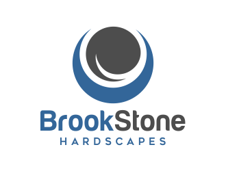 Brook Stone Hardscapes logo design by AisRafa