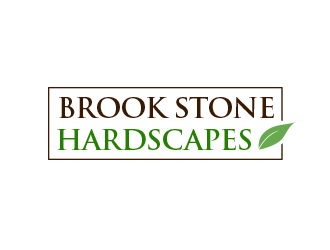 Brook Stone Hardscapes logo design by BeDesign