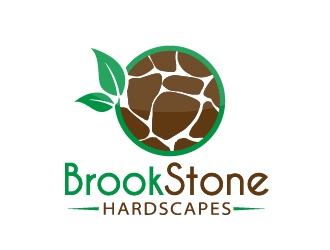 Brook Stone Hardscapes logo design by ZQDesigns