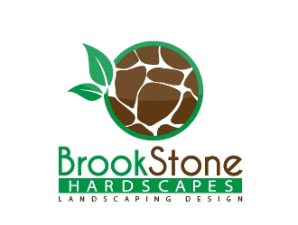 Brook Stone Hardscapes logo design by ZQDesigns