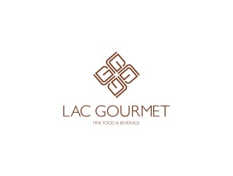 LAC GOURMET logo design by yunda
