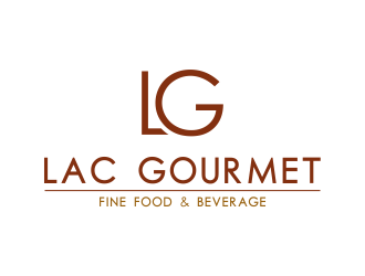 LAC GOURMET logo design by done