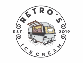 Retros Ice Cream logo design by Eko_Kurniawan