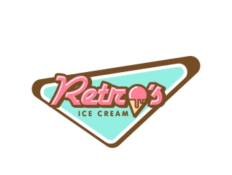 Retros Ice Cream logo design by jaize