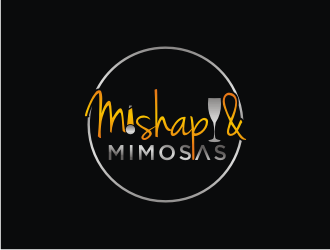 Mishap & Mimosas  logo design by bricton