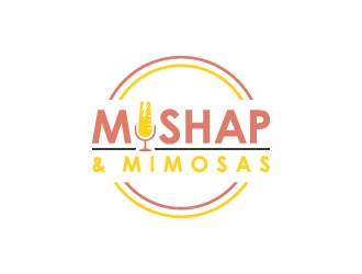 Mishap & Mimosas  logo design by wongndeso