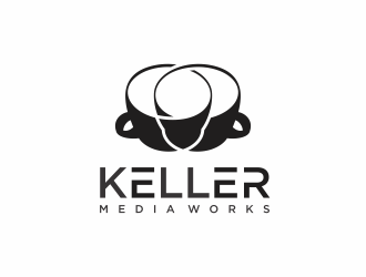 Keller Media Works logo design by santrie