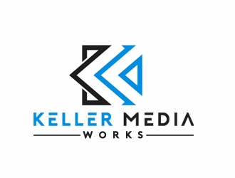 Keller Media Works logo design by nikkl