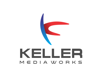 Keller Media Works logo design by AisRafa