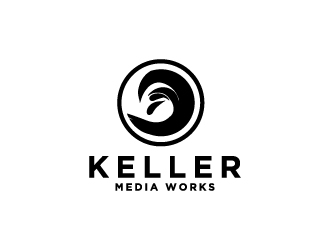 Keller Media Works logo design by Erasedink
