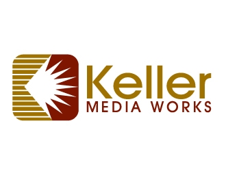 Keller Media Works logo design by Dawnxisoul393