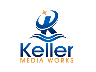 Keller Media Works logo design by Dawnxisoul393