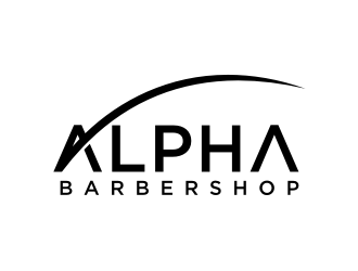 Alpha Barbershop logo design by nurul_rizkon