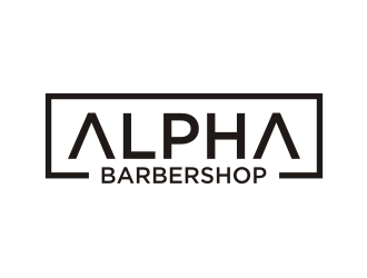 Alpha Barbershop logo design by rief