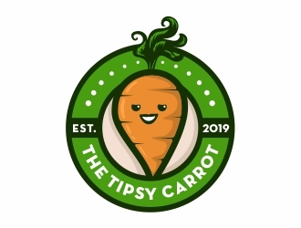 The Tipsy Carrot  logo design by Eko_Kurniawan
