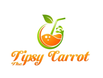 The Tipsy Carrot  logo design by Dawnxisoul393