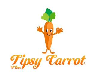 The Tipsy Carrot  logo design by Dawnxisoul393