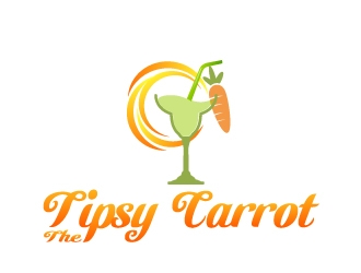 The Tipsy Carrot  logo design by Dawnxisoul393